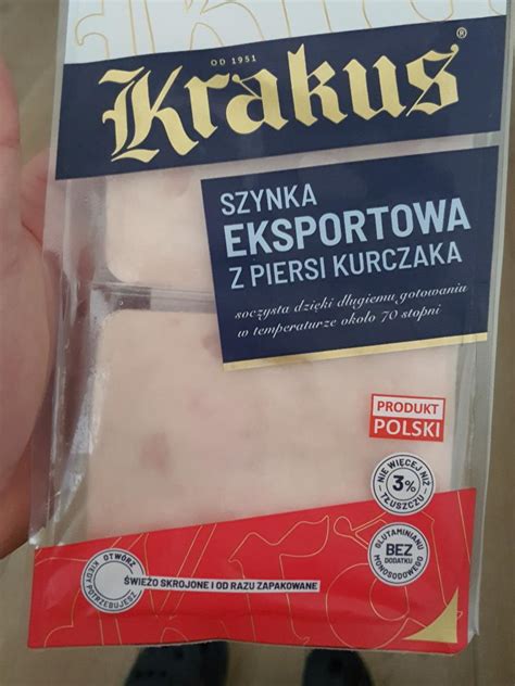 Szynka Eksportowa Z Piersi Kurczaka Krakus Kal Rie Kj A Nutri N