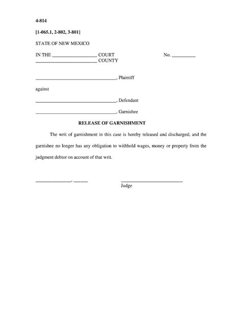 Statutes Section 35 12 4 Garnishment Answer By Garnishee Form Fill