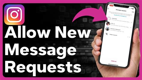 How To Allow New Message Requests On Instagram Youtube