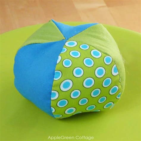 Free Fabric Ball Pattern To Sew For A Baby Applegreen Cottage