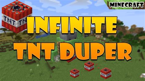 Easiest 116 Tnt Duper In Minecraft Tutorial Youtube