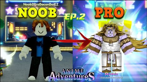 ALL CODES Anime Adventures Noob To Pro Ep 2 Getting INSANE Units