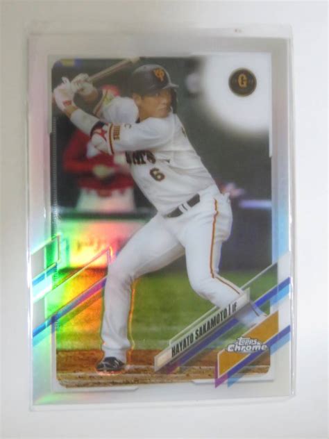 2021 Topps Chrome Npb プロ野球 坂本勇人 Refractor パラレル 読売ジャイアンツtopps｜売買された