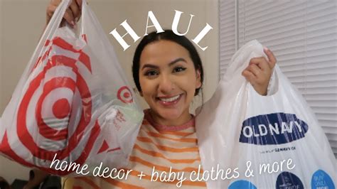 Haul Time From Target Tjmaxx Old Navy Youtube