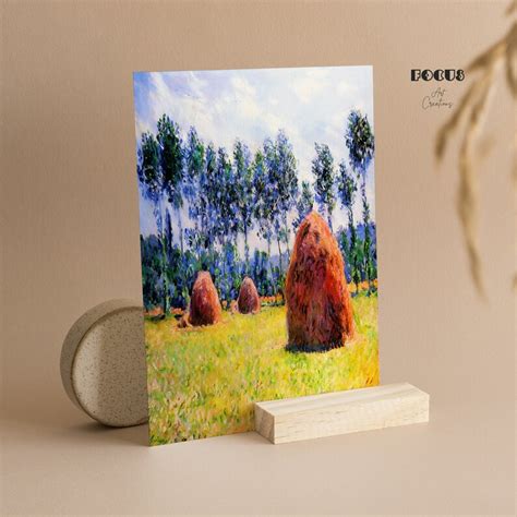 Claude Monet, Haystacks at Giverny, 1884, Claude Monet Print, Portrait ...