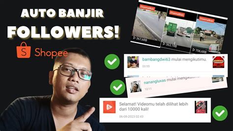 Auto Banjir Follower Shopee Tips Dapat Ratusan Ribu View Di Shopee