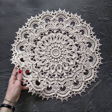 Crochet Pattern For Textured Doily