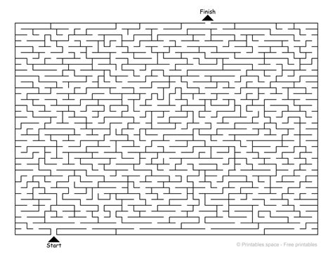 Hard Printable Mazes Free Printables