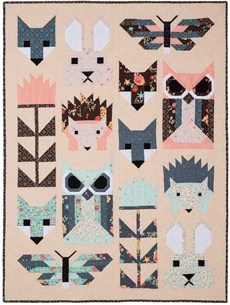 Fancy Forest Quilt Kit | Forest quilt, Animal quilts, Quilts