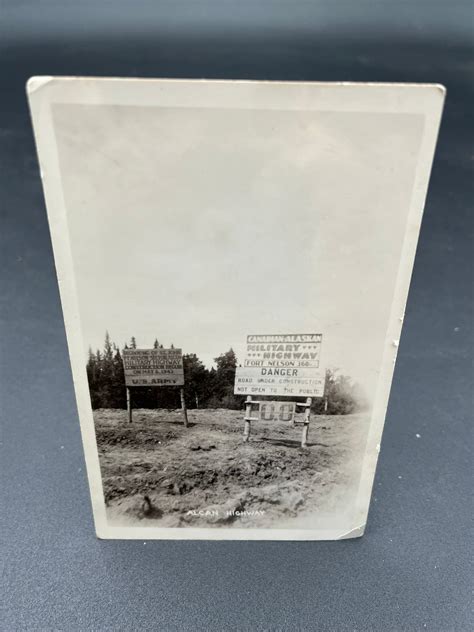 road map of alcan highway 1
