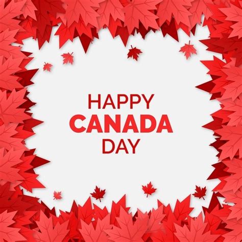 Premium Vector Frame Of Maple Leaves National Canada Day Canada Day