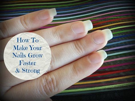 How To Make Your Nails Grow Faster And Strong At Home Diy With Images