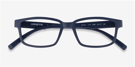 Arnette Bixiga Rectangle Matte Blue Frame Eyeglasses Eyebuydirect Canada