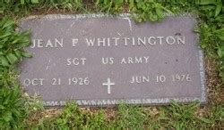 Jean F Whittington M Morial Find A Grave