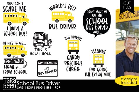 School Bus Driver SVG