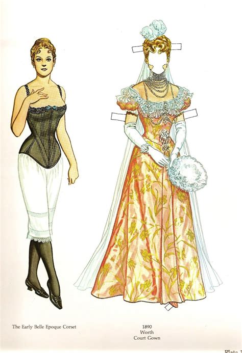 Gabis Paper Dolls Paper Dolls Victorian Paper Dolls Belle Epoque