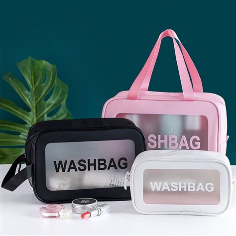 Túi đựng mỹ phẩm washbag 3 size 3 màu đựng đồ trang điểm đồ cá nhân