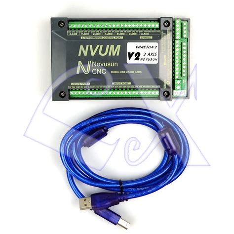 Freeshipping Nvum Axis V Cnc Controller Mach Usbcnc Interface Board