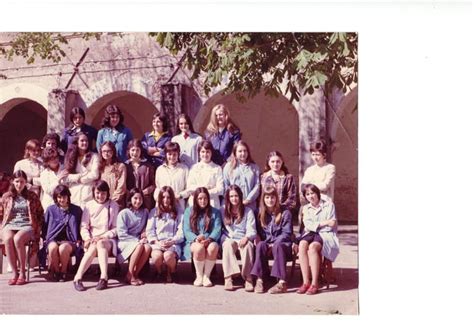 Photo De Classe Cap Sténo Dactylo De 1970 Lycée Professionnel Privé