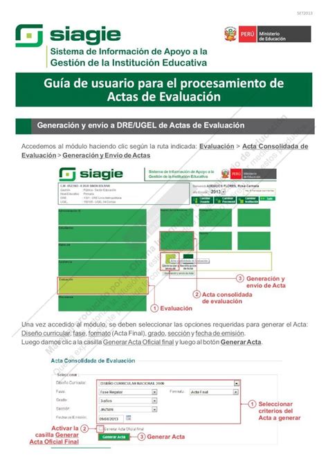 PDF Guía Actas de Evaluación SIAGIEsiagie minedu gob pe archivos 4