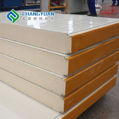 Mm Polyurethane Pu Sandwich Wall Panel External Wall Insulation