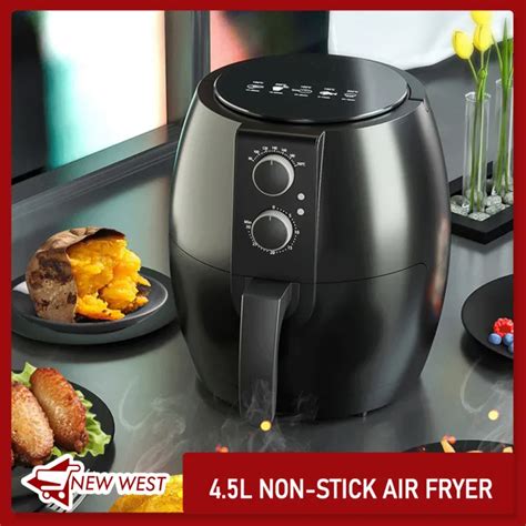 Digital Electric Multi Function Air Fryer No Oil 4 5l Capacity Non