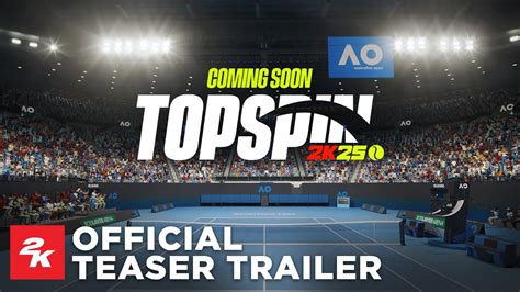 Topspin 2k25 Teaser Trailer 2k Youtube