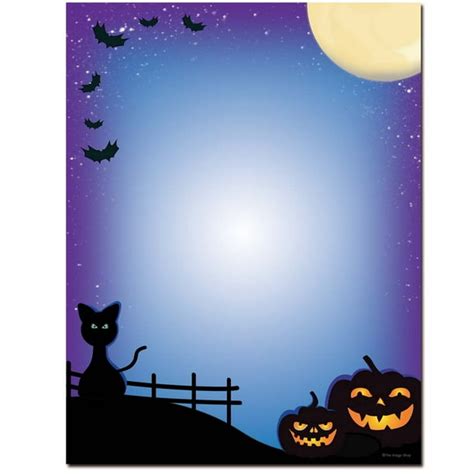 All Hallows' Eve Halloween Letterhead Laser & Inkjet Printer Paper ...