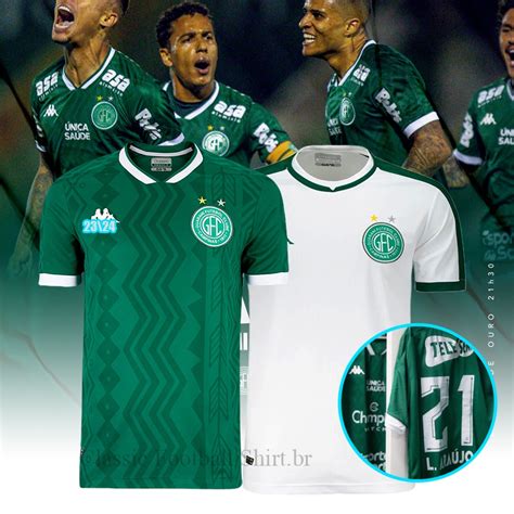 23 24 Guarani SP Camisa De Futebol Time Roupa Esportiva Masculina