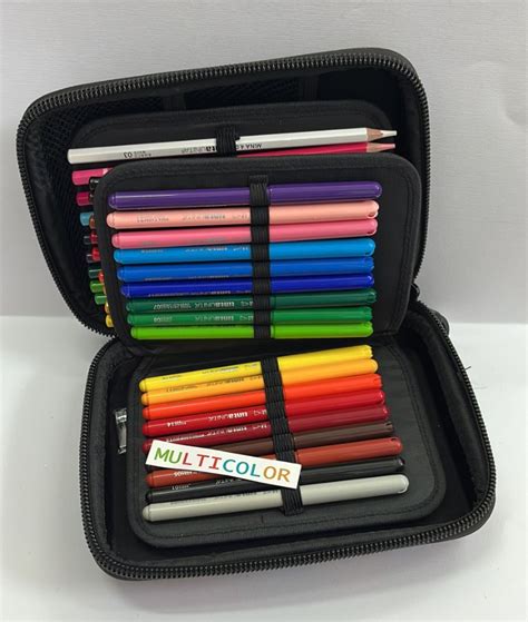 Astuccio One Time Unicorno Nero Multicolor Colorificio Cartoleria