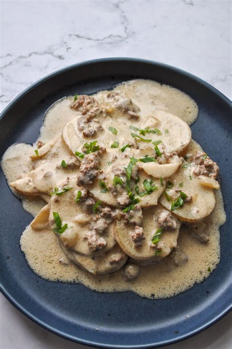 Potato Stroganoff Is A Ridiculously Easy Classic To Make Sweet Savory And Sassy