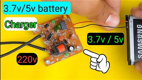 How To Make 37v5v Battery Chargerkaise Banaye 37v5v Battery Chargerelectronics Project