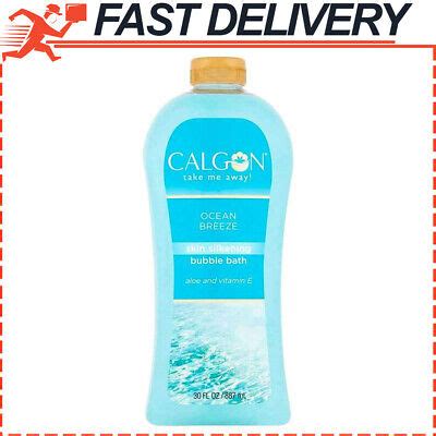 Calgon Bubble Bath Ocean Breeze, Skin Silkening w/