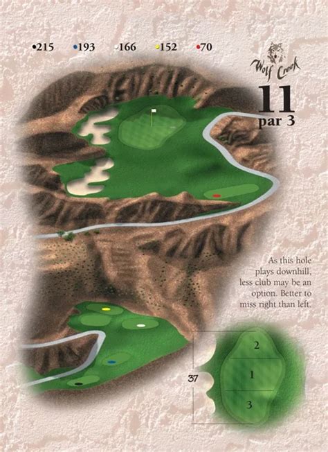 Hole Wolf Creek Golf Las Vegas Nevada Mesquite Courses