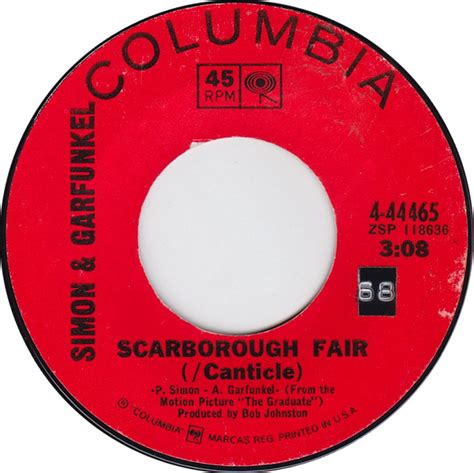 Simon Garfunkel Scarborough Fair Canticle Terre Haute