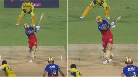 Ipl 2024 Watch Virat Kohli Hits Tushar Deshpande For Two Monstrous