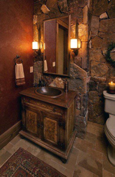 Rustic Small Half Bathroom Ideas