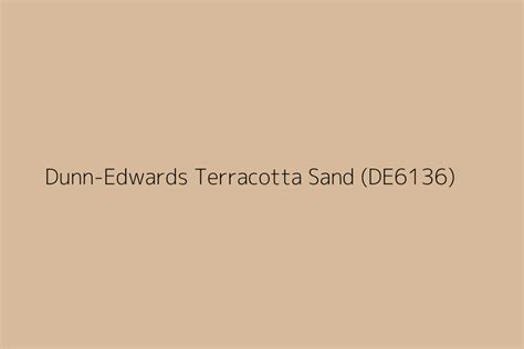 Paint Color Terracotta Sand