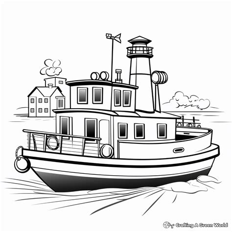 Water Transport Coloring Pages Printable for Free Download