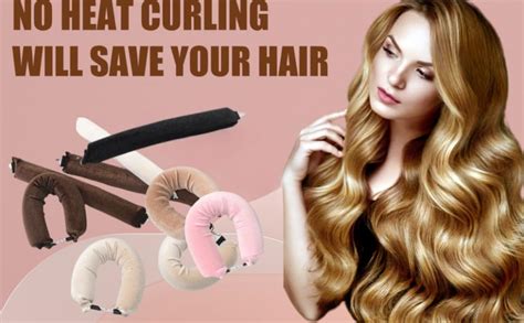 Vanvo Heatless Hair Curler Set Flexi Rods For Heatless Curls For All