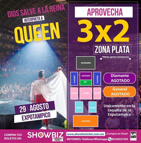 Queen en México Dios Salve a la Reina México Tour 2019 29 de agosto