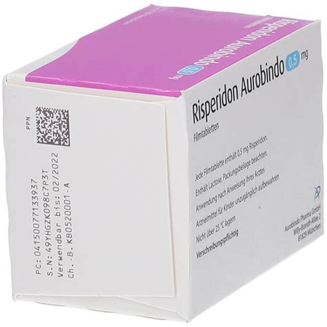 Risperidon Aurobindo Mg St Mit Dem E Rezept Kaufen Shop Apotheke