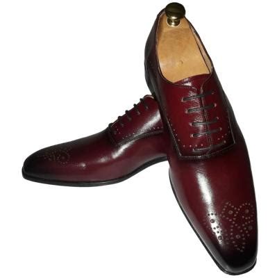 Chaussure Richelieu Homme Bordeaux Oxford