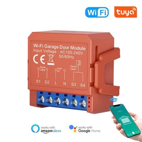 Émetteur actionneur Ouvre porte de garage intelligent Tuya WiFi