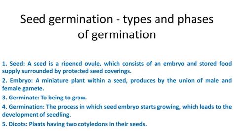 Seed germination - types and phases of germination.pptx