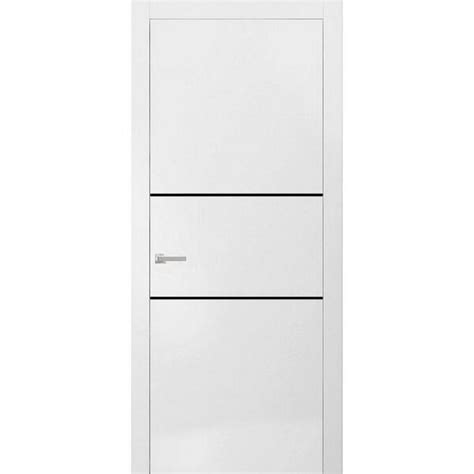 Sartodoors 36 In X 96 In 1 Panel White Finished Solid Wood With