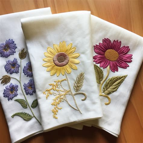 Mastering Embroidery On Flour Sack Dish Towels