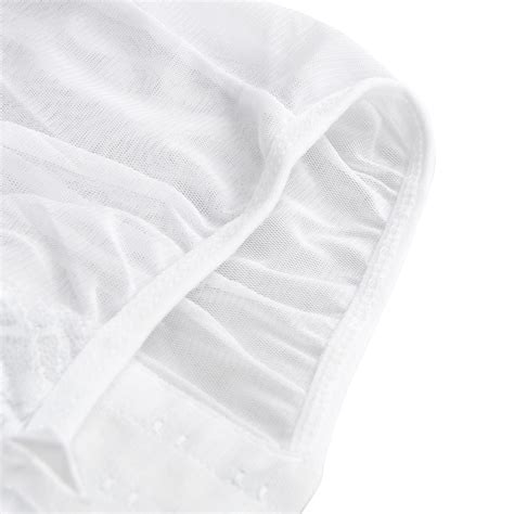 Sexy White Mesh Lingerie Garter Belt HG16726