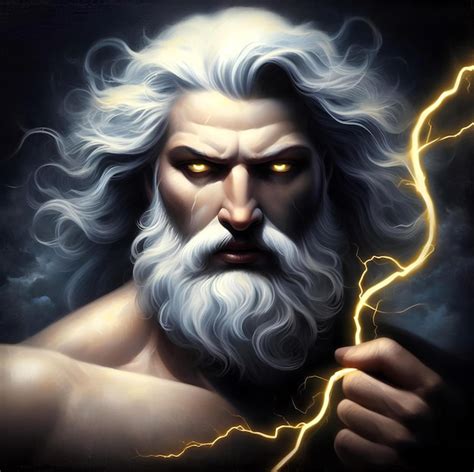 Premium AI Image | The Incredible Greek God Zeus God of the Sky and Lightning