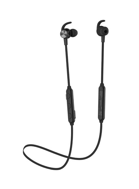 اطلب سماعات رياضية لاسلكية مع عزل للضوضاء أسود Wireless Active Noise